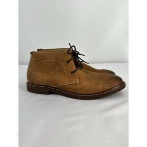 Lucky Brand Men’s Chukka Boots Size 13 Brown Waxed leather Weathered Distressed